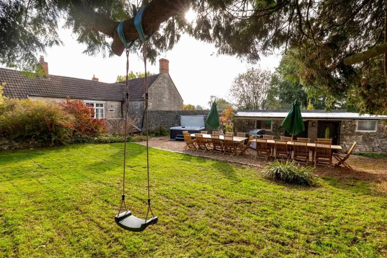 Topside House - Beautiful 7 Bedroom House With Hottub Wifi And Parking Near Bath Wells Frome Oakhill Exterior photo